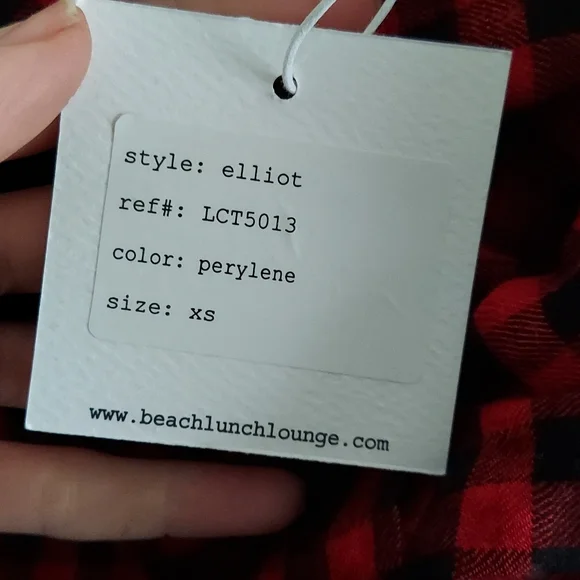 Black and Red dressy Flannel - Picture 5 of 5